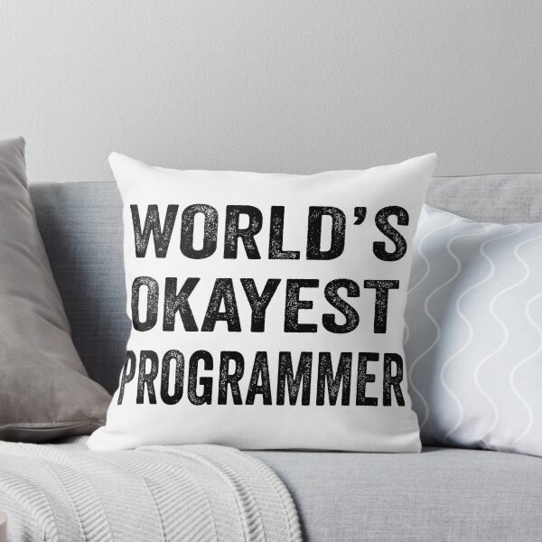 Item preview, World's okayest programmer Shirt, Funny programmer Dad Husband Womens Boyfriend Birthday Christmas Gift idea designed and sold by xlnv.