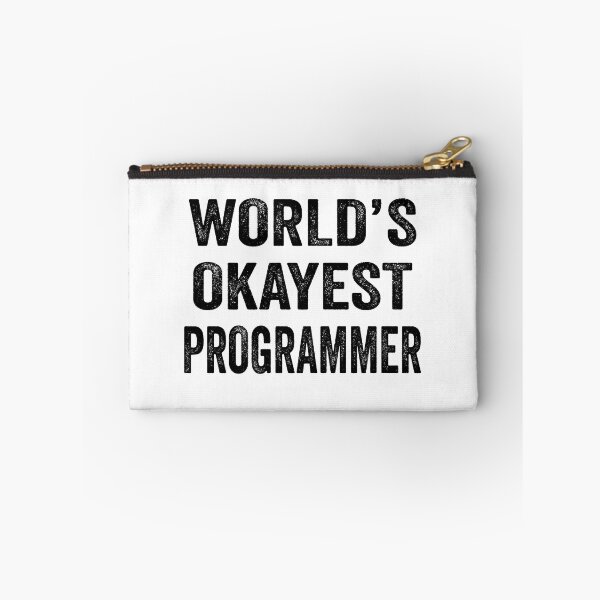 Item preview, World's okayest programmer Shirt, Funny programmer Dad Husband Womens Boyfriend Birthday Christmas Gift idea designed and sold by xlnv.