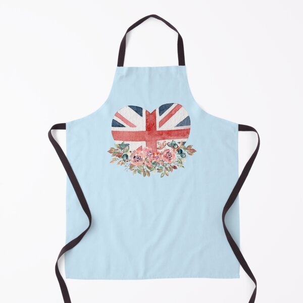 Item preview, Union Jack Flag Heart and Flowers designed and sold by milldogstation.