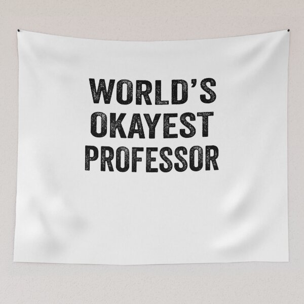 Item preview, World's okayest professor Shirt, Funny professor Dad Husband Womens Boyfriend Birthday Christmas Gift idea designed and sold by xlnv.