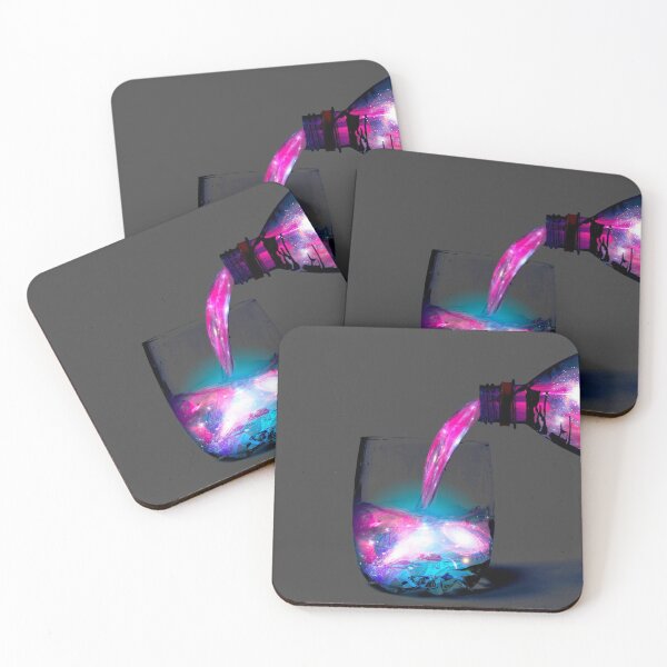 Artikelvorschau, 3D Purple Lila Blau Zauber Wasser Glas Design - Best Seller Hingucker Trend entworfen und verkauft von lookupcare.