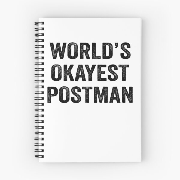 Item preview, World's okayest postman Shirt, Funny postman Dad Husband Womens Boyfriend Birthday Christmas Gift idea designed and sold by xlnv.