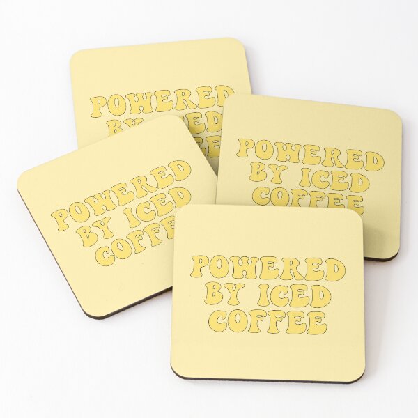 Item preview, Powered By Iced Coffee designed and sold by KarolinaPaz.