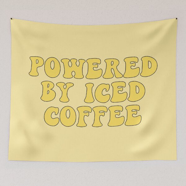 Item preview, Powered By Iced Coffee designed and sold by KarolinaPaz.