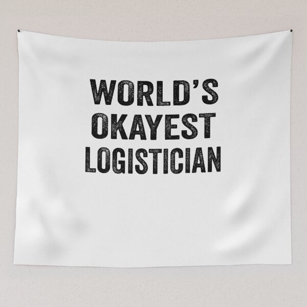 Item preview, World's okayest Logistician Shirt, Funny Logistician Dad Husband Womens Boyfriend Birthday Christmas Gift idea designed and sold by xlnv.