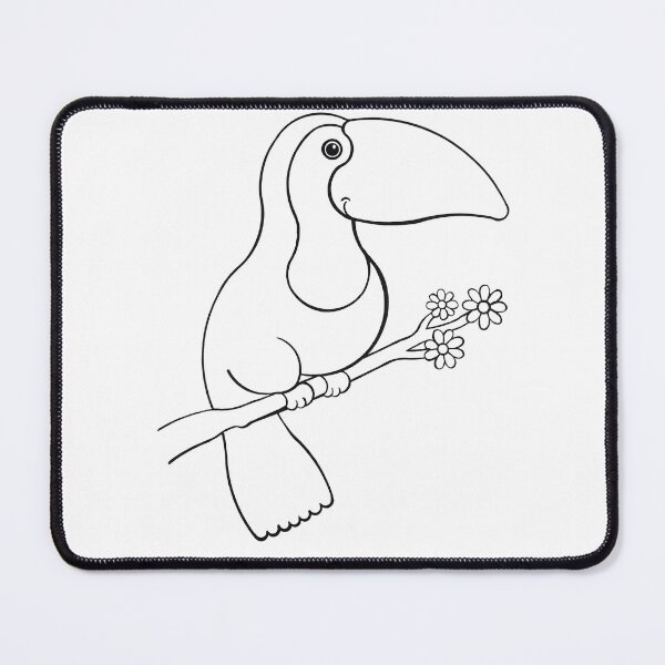 Item preview, Color Your Own Toucan designed and sold by GrandpaH.