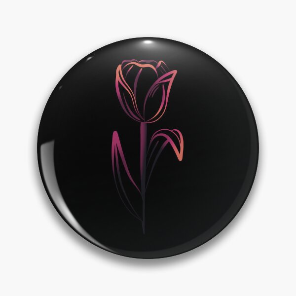 Item preview, Sunset Colored Tulip - Digital Art designed and sold by TLGdrawings.