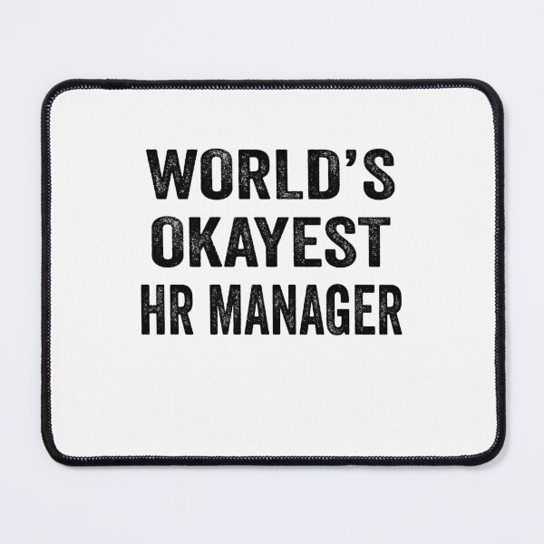 Item preview, World's okayest HR manager Shirt, Funny HR manager Dad Husband Womens Boyfriend Birthday Christmas Gift idea designed and sold by xlnv.