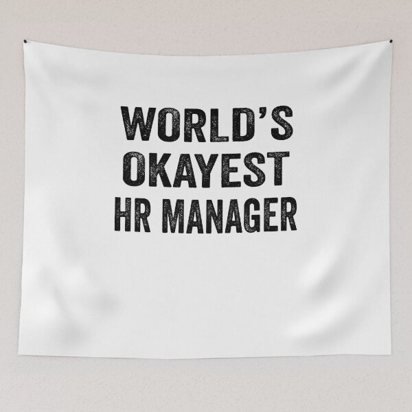 Item preview, World's okayest HR manager Shirt, Funny HR manager Dad Husband Womens Boyfriend Birthday Christmas Gift idea designed and sold by xlnv.