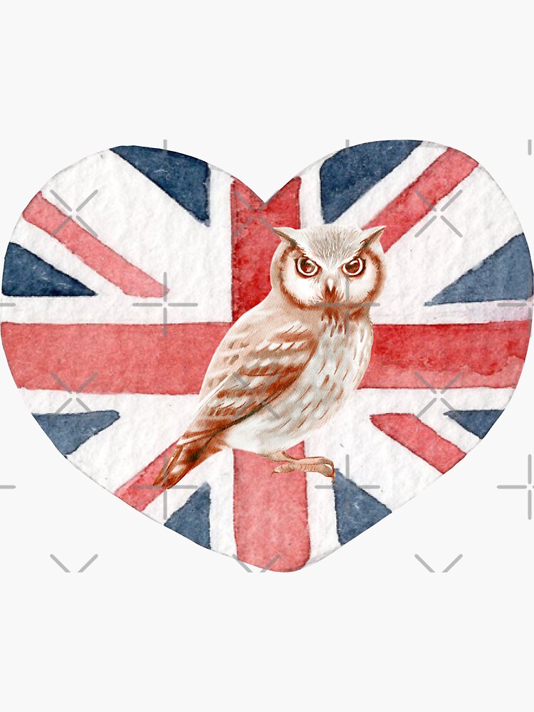 Owl, England's Woodland Creatures, Watercolour by milldogstation