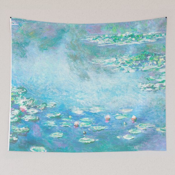 Item preview, Claud Monet Aqua Water Lilies French  Impressionist Painting designed and sold by Jaydee001.