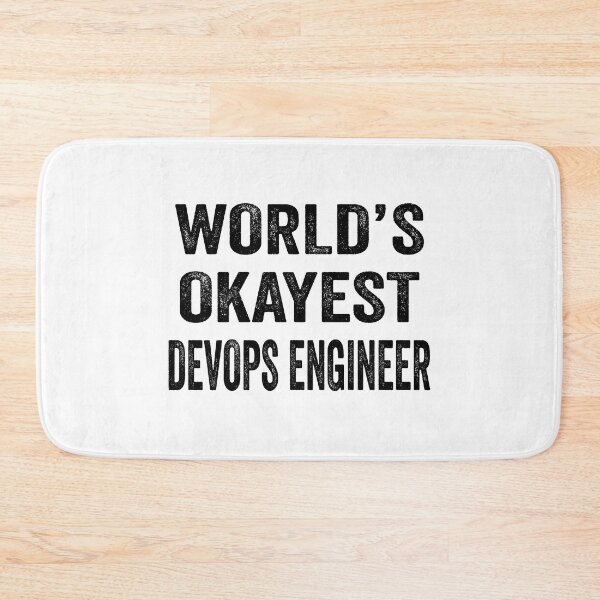 Item preview, World's okayest Devops engineer Shirt, Funny Devops engineer Dad Husband Womens Boyfriend Birthday Christmas Gift idea designed and sold by xlnv.