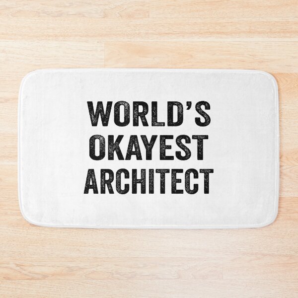 Item preview, World's okayest architect Shirt, Funny architect Dad Husband Womens Boyfriend Birthday Christmas Gift idea designed and sold by xlnv.