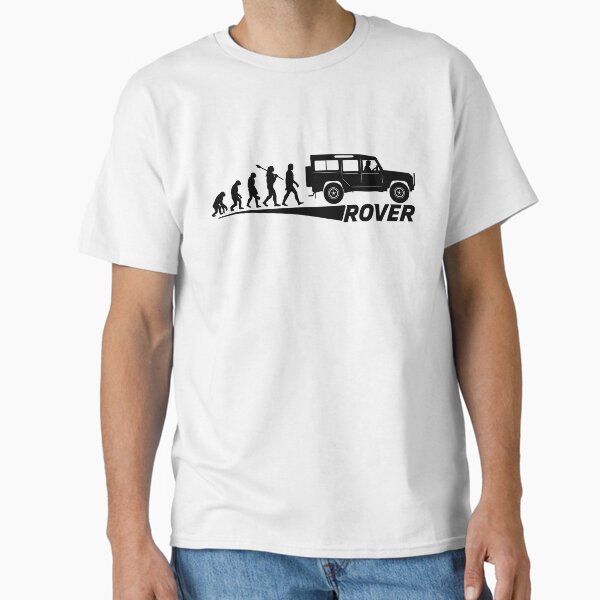 Item preview, LR Defender Evolution of Mankind - Classic British 4x4 (black) designed and sold by Groenendijk.