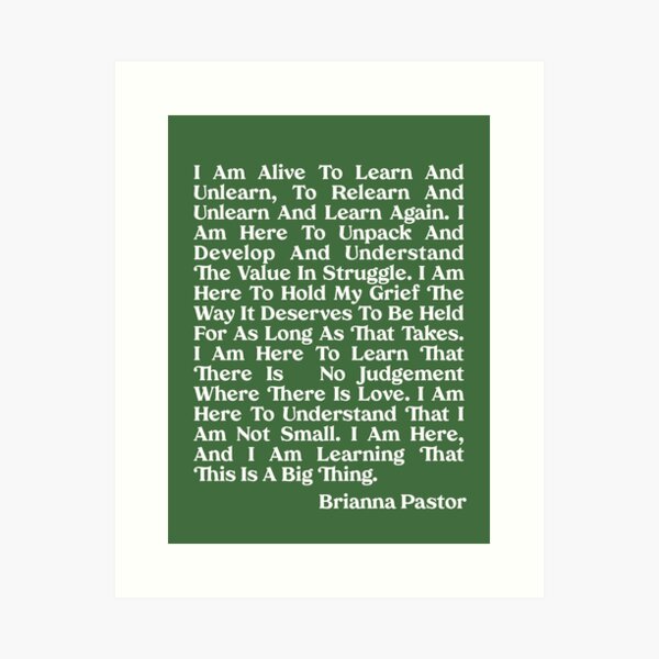 Item preview, Learn & Unlearn designed and sold by briannapastor.
