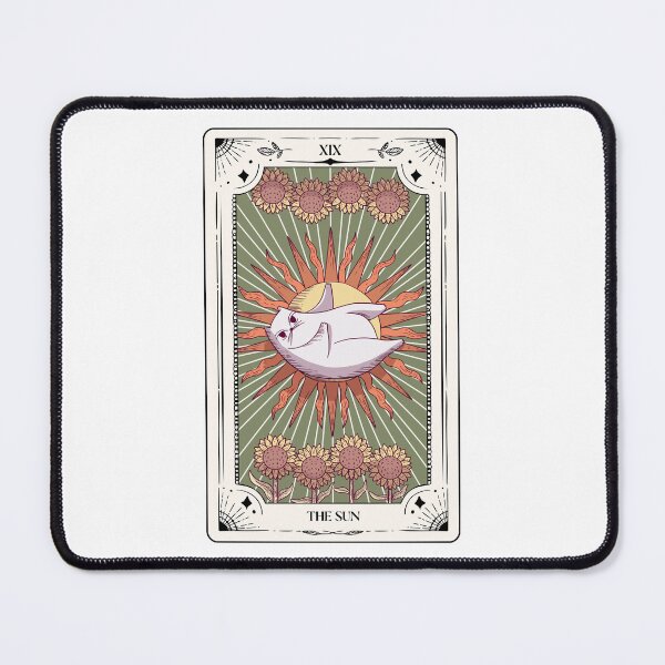 Item preview, Sun Tarot card with cats. Fun illustrated tarot cat lover gifts. Teen girl tarot fans designed and sold by Barb Hamilton ⭐⭐⭐⭐⭐.