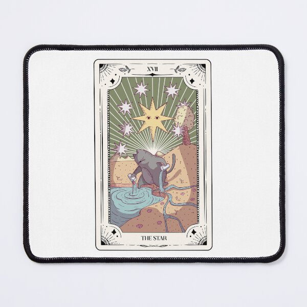 Item preview, The stars Tarot card with cats. Fun illustrated tarot cat lover gifts. Teen girl tarot fans designed and sold by Barb Hamilton ⭐⭐⭐⭐⭐.