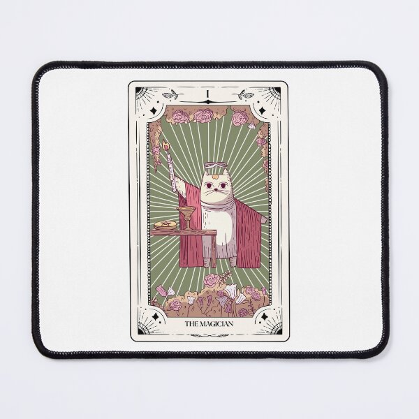 Item preview, Magician Tarot card with cats. Fun illustrated tarot cat lover gifts. Teen girl tarot fans designed and sold by Barb Hamilton ⭐⭐⭐⭐⭐.