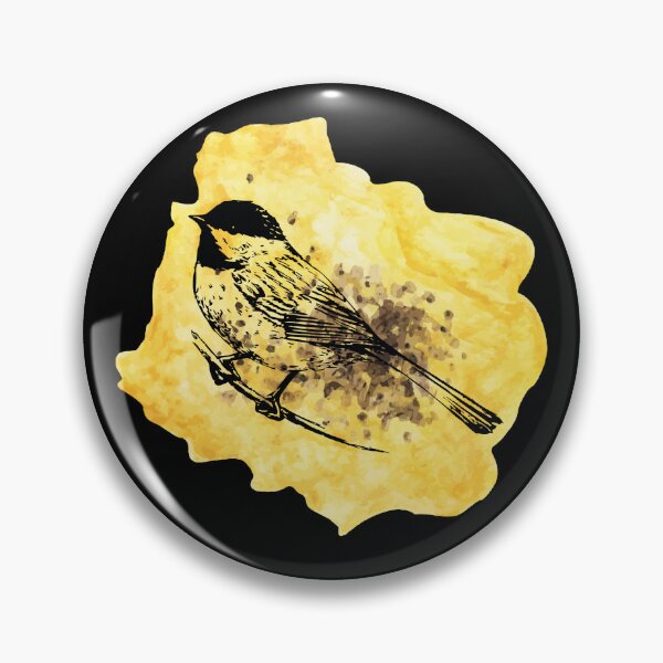 Item preview, Vintage Bird Illustration, Yellow Watercolor designed and sold by Vintustration.