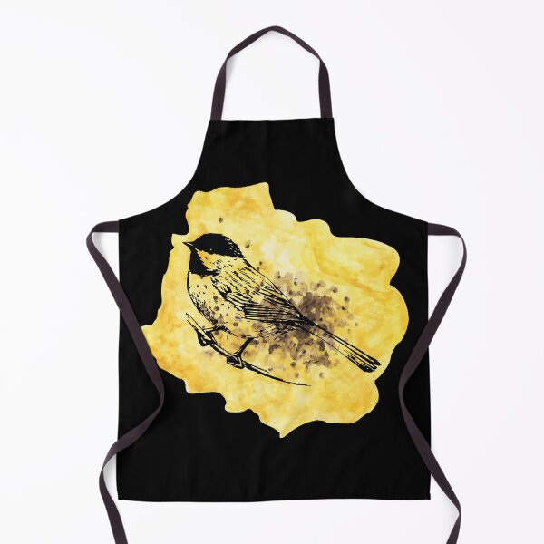 Item preview, Vintage Bird Illustration, Yellow Watercolor designed and sold by Vintustration.