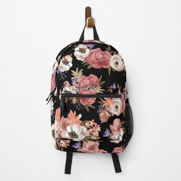 Item preview, Dark Floral Moody Bloom oil painting floral pattern designed and sold by Orianah.