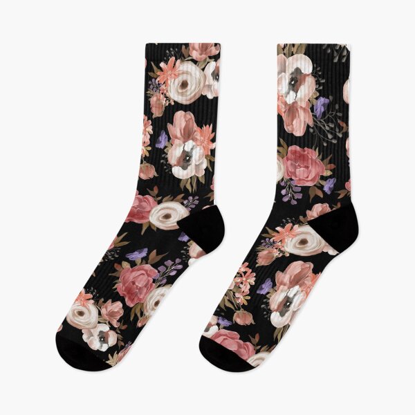 Artikelvorschau, Dunkles schwermütiges Blüten-Blumenölgemälde-Blumenmuster entworfen und verkauft von Orianah.