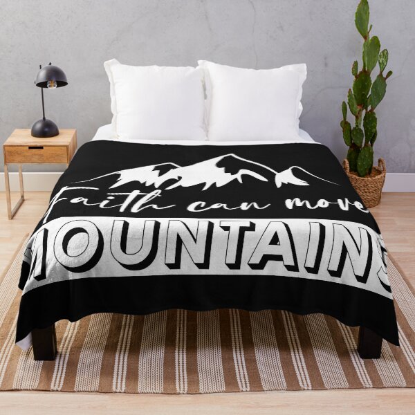 Item preview, Faith can move mountains designed and sold by Factory28.