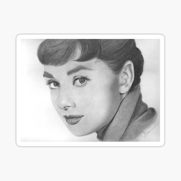 Audrey Hepburn Sticker