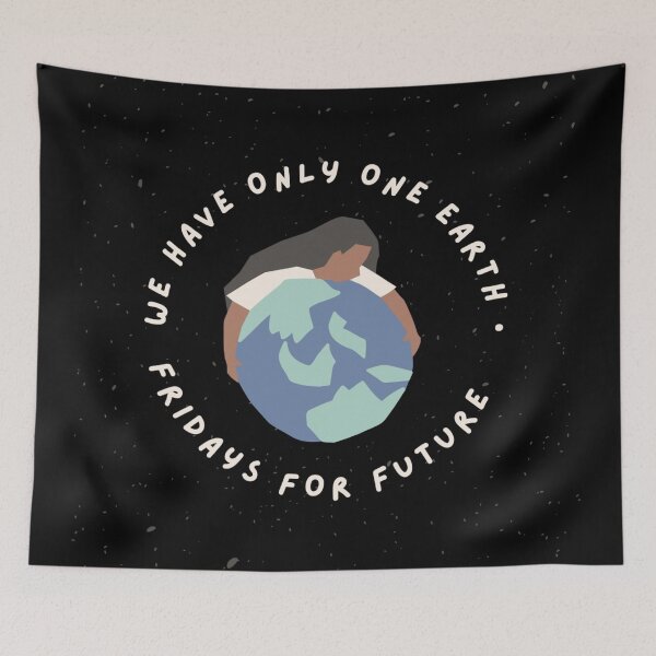 Item preview, we have only one earth • Fridays for Future  designed and sold by Giovanni's  Brown Quotes.