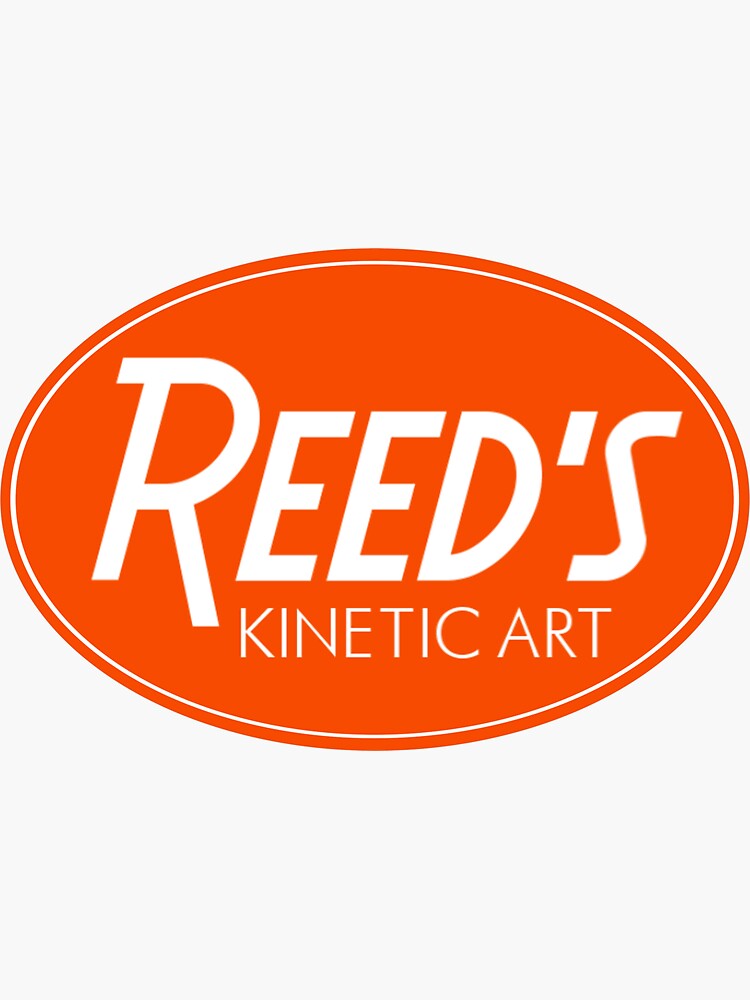 "Reed's Art Gear" Sticker by reedbovee Redbubble