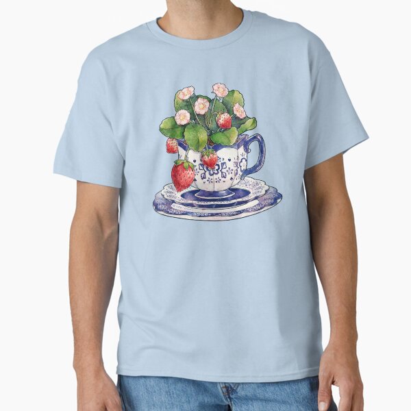 Item preview, Teacup with Strawberry Plant designed and sold by DesignsBySloan.