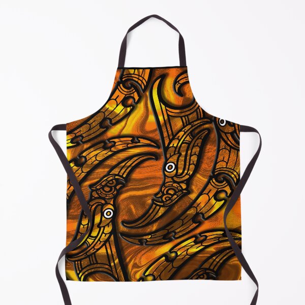 Item preview, TNT - manaia moko yellow designed and sold by TNT-STYLEZ.