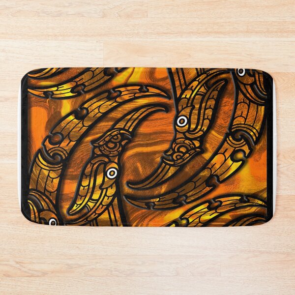 Item preview, TNT - manaia moko yellow designed and sold by TNT-STYLEZ.