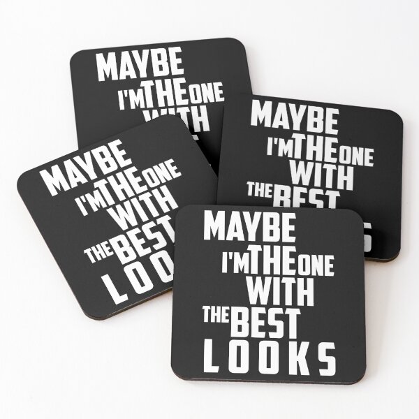 Item preview, MAYBE IM THE ONE WITH THE BEST LOOKS, funny, cute, nick nelson quote designed and sold by Haitam771.