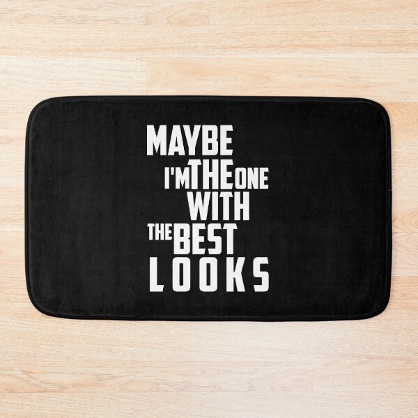 Item preview, MAYBE IM THE ONE WITH THE BEST LOOKS, funny, cute, nick nelson quote designed and sold by Haitam771.