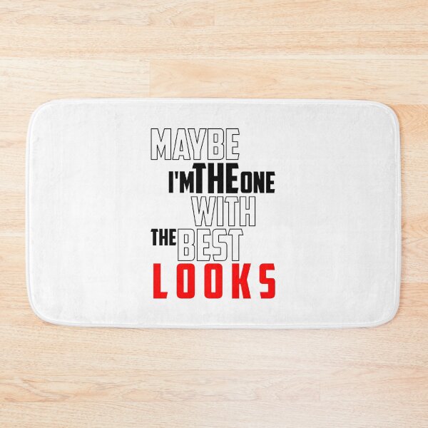Item preview, MAYBE IM THE ONE WITH THE BEST LOOKS, funny, FESTIVAL DE CANNE, nick nelson quote designed and sold by Haitam771.