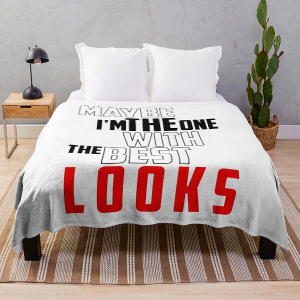 Item preview, MAYBE IM THE ONE WITH THE BEST LOOKS, funny, FESTIVAL DE CANNE, nick nelson quote designed and sold by Haitam771.