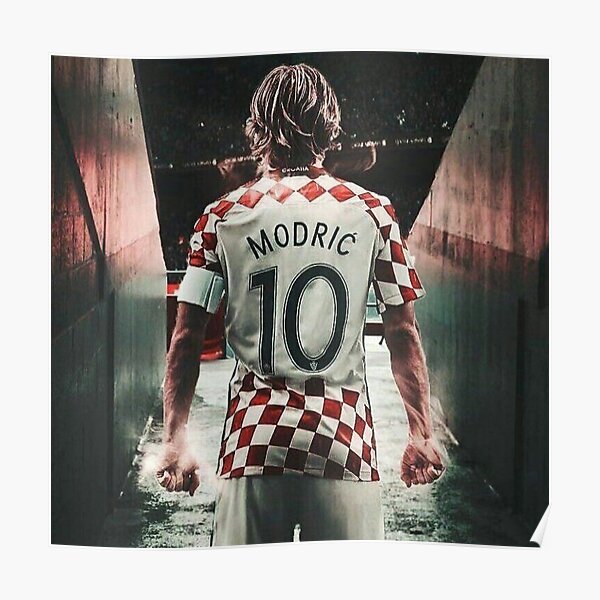 Poster A3 Real Madrid Luka Modric Futbol Football Sport Cartel Decor 02 