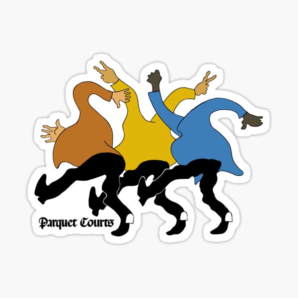 Parquet courts Sticker