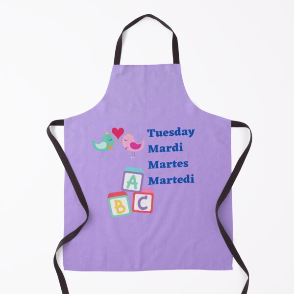 Item preview, Tuesday In English, French, Spanish And Italian designed and sold by debmund.