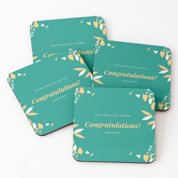 Item preview,  Congratulations Greeting Card Ed. #2 designed and sold by ForscarlettPub.