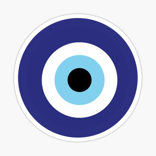 greek eye  Sticker for Sale by mafegomes