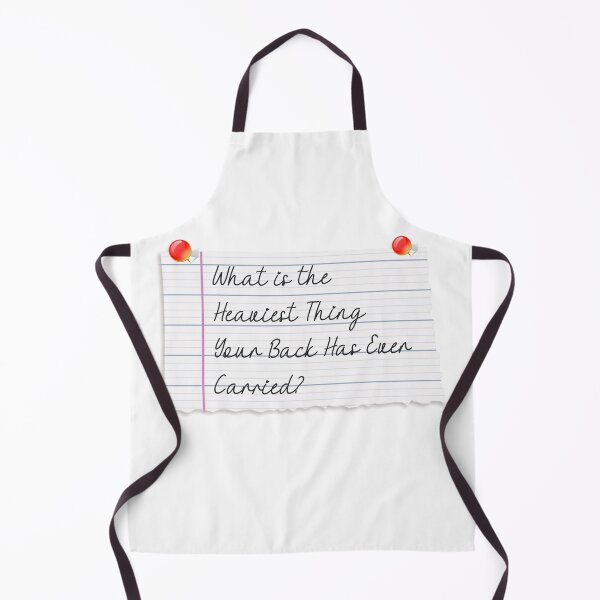 Item preview, Funny What is the Heaviest Thing Your Back Has Ever Carried? T-Shirt designed and sold by cizito.