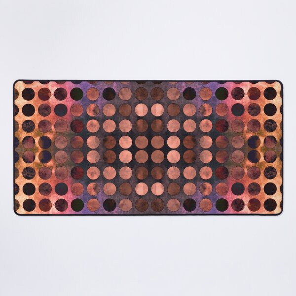 Item preview, MELANGE of Blue-Coral-Rust  designed and sold by Pia Schneider.