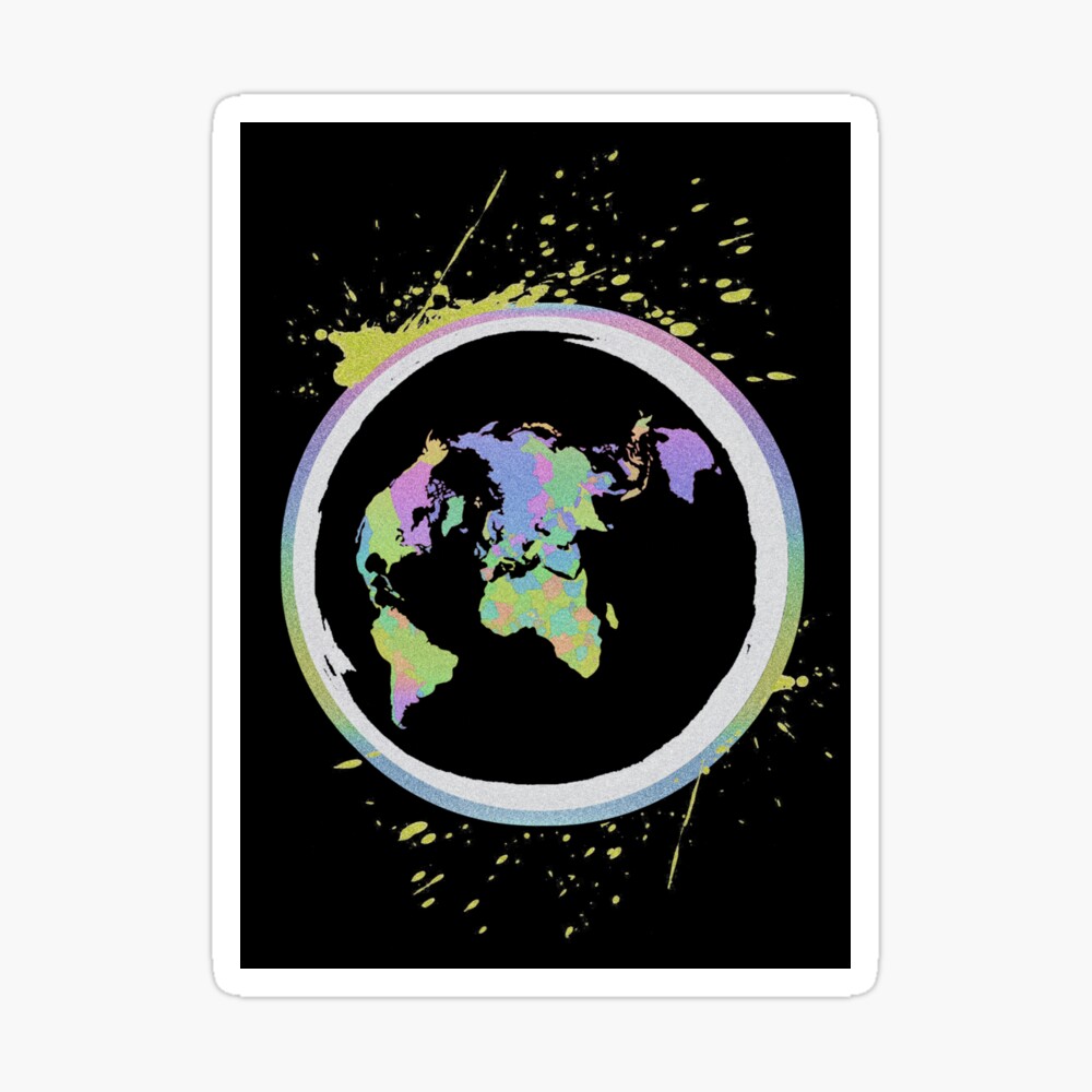 Flat Earth Designs - FLAT EARTH MAP EXCELLENT COLORS flat-earth-designs-flat-earth-map-excellent-colors-poster-for-sale-by-flatearth1111-redbubble
