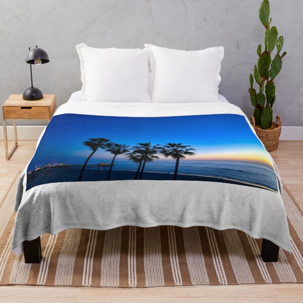 Item preview, Los Angeles, California, Ocean Sunset Palm Trees designed and sold by newburyboutique.