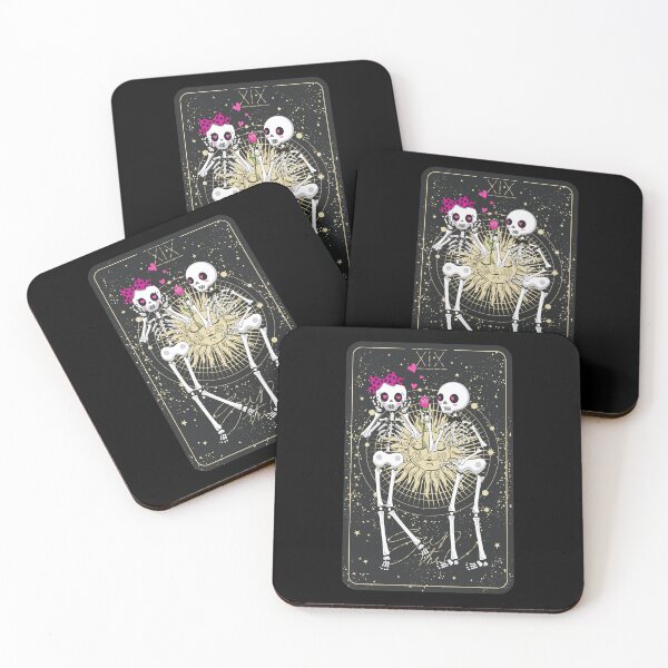 Item preview, The Lovers XIX Tarot | Skeleton Lovers Tarot designed and sold by The Love Quill.
