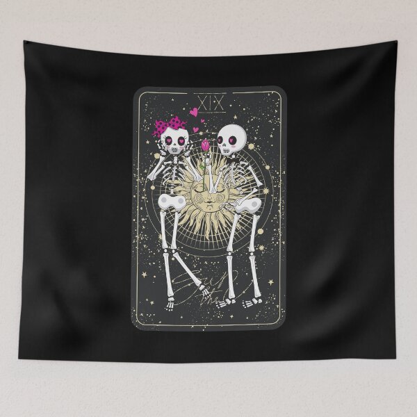 Item preview, The Lovers XIX Tarot | Skeleton Lovers Tarot designed and sold by The Love Quill.