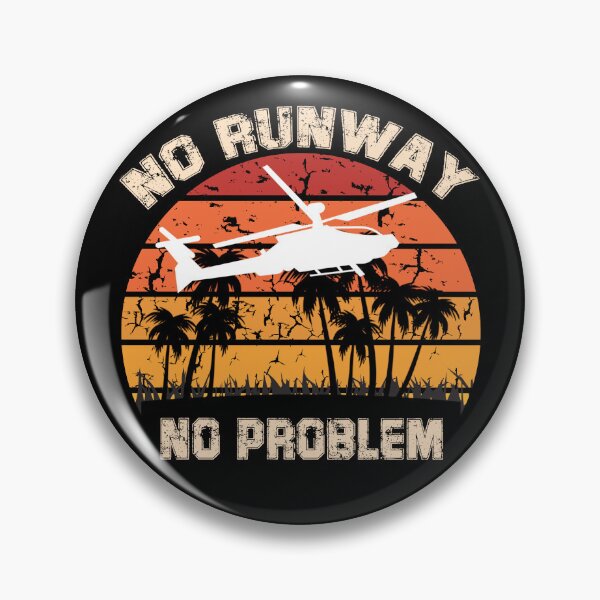 Item preview, No runway no problem retro vintage designed and sold by Genius-store.
