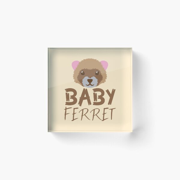 Item preview, BABY FERRET (with matching Mama Ferret and Papa Ferret) designed and sold by jazzydevil.